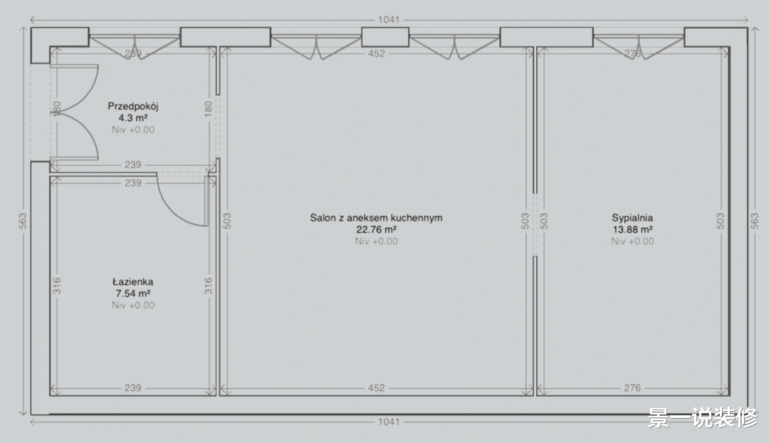 |她买下48㎡小公寓,将墙全拆除,用玻璃做隔断,美翻