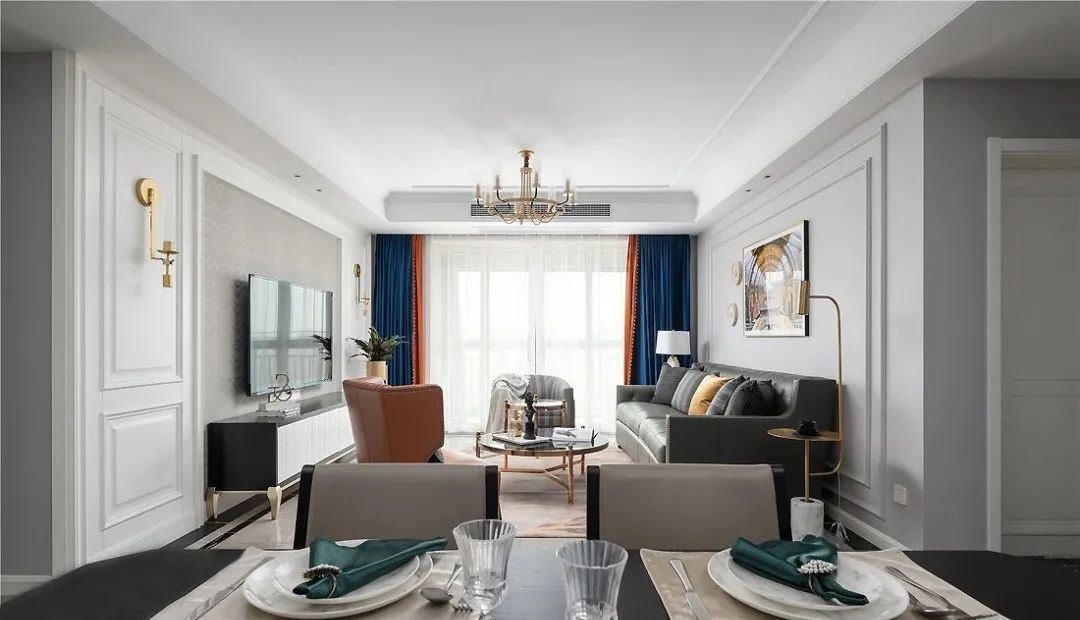 原来用石膏线做背景墙还能玩出花样,省钱又洋气,谁看谁喜欢!