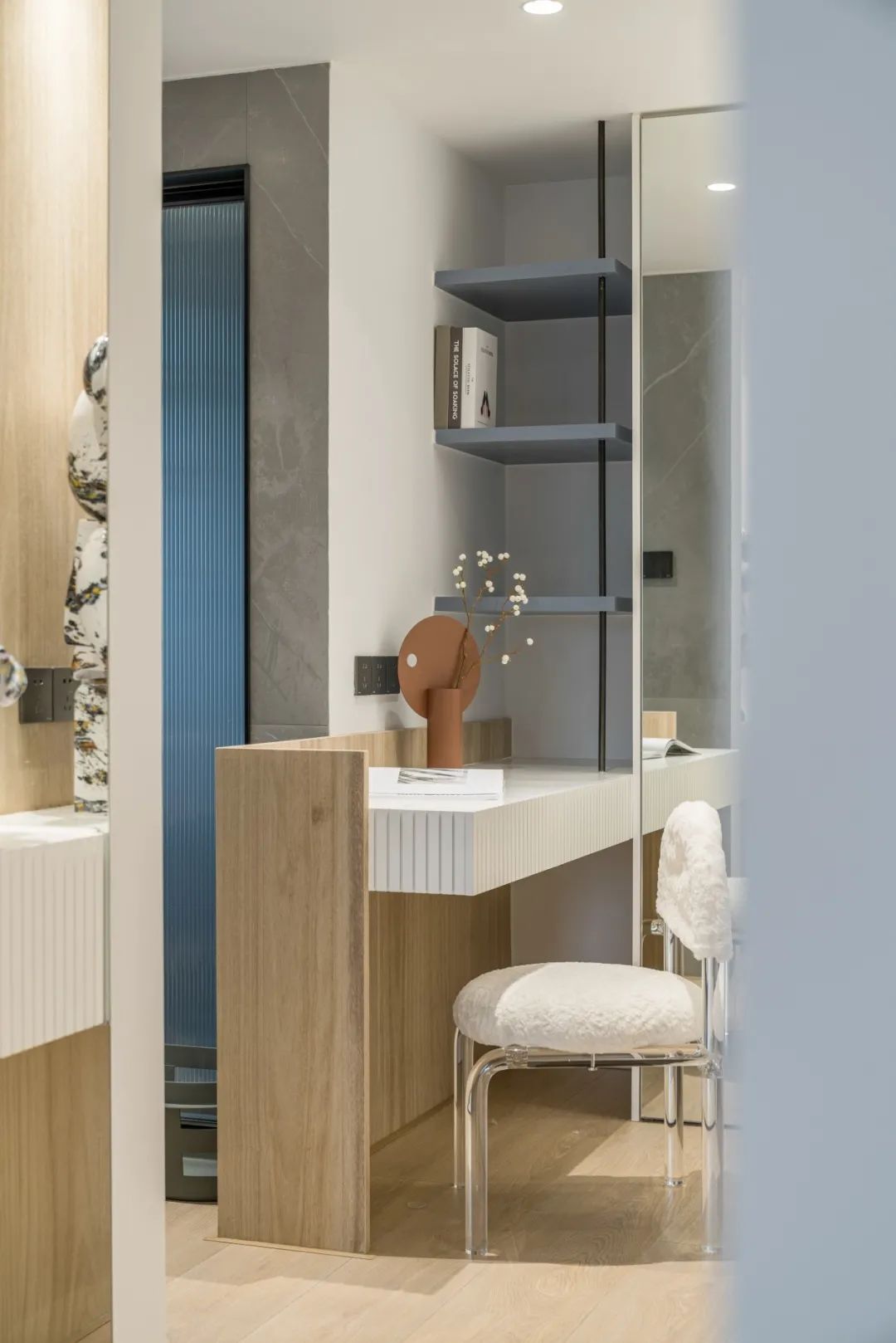 水泥墙、弧形设计：143m2摩登风，大概就是理想豪宅吧？