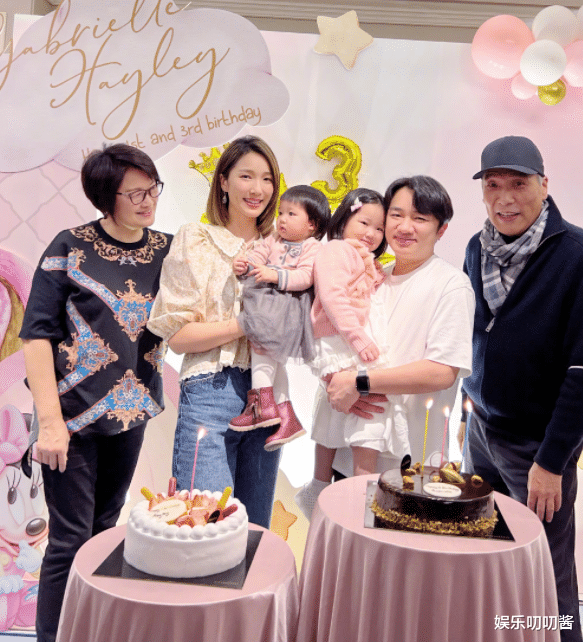 王祖蓝|41岁王祖蓝发福明显，为爱女庆生被岳父碾压，网友：宠妻人设别塌