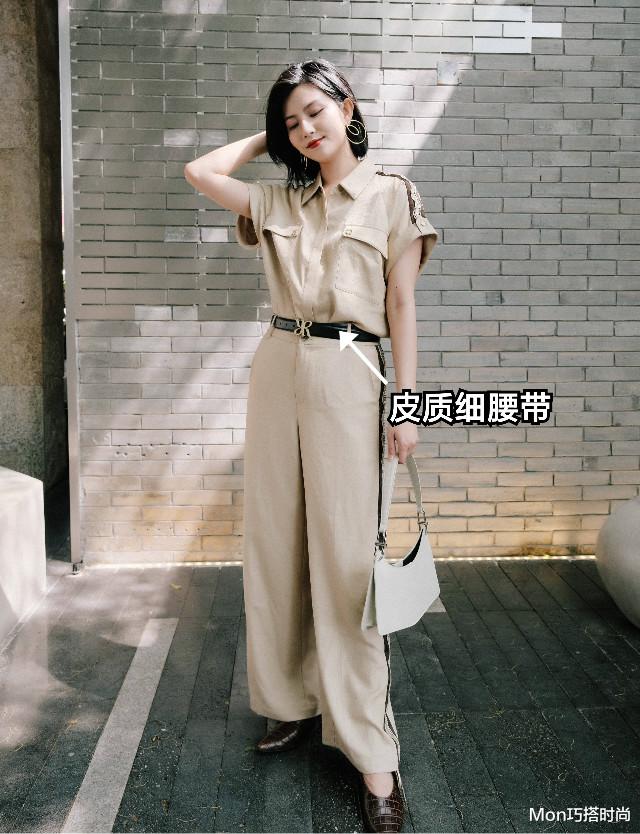 Mon巧搭时尚|满大街的“阔腿裤”,今夏流行这样穿,不仅洋气显瘦,还有女人味