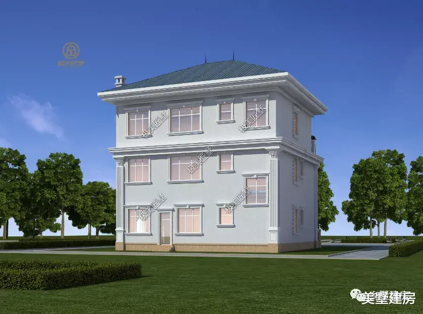 |三层巴洛克风格别墅，浪漫华贵，外观华丽户型实用！