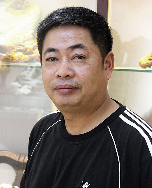 菊花一角|玉雕大师——李光增