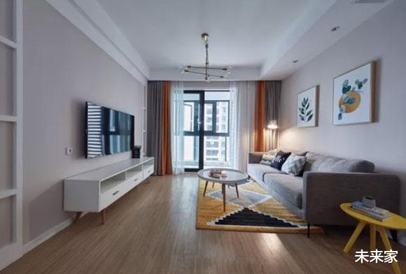 |没想到，6万块装修的北欧风也能很上档次，80㎡两房很舒服！