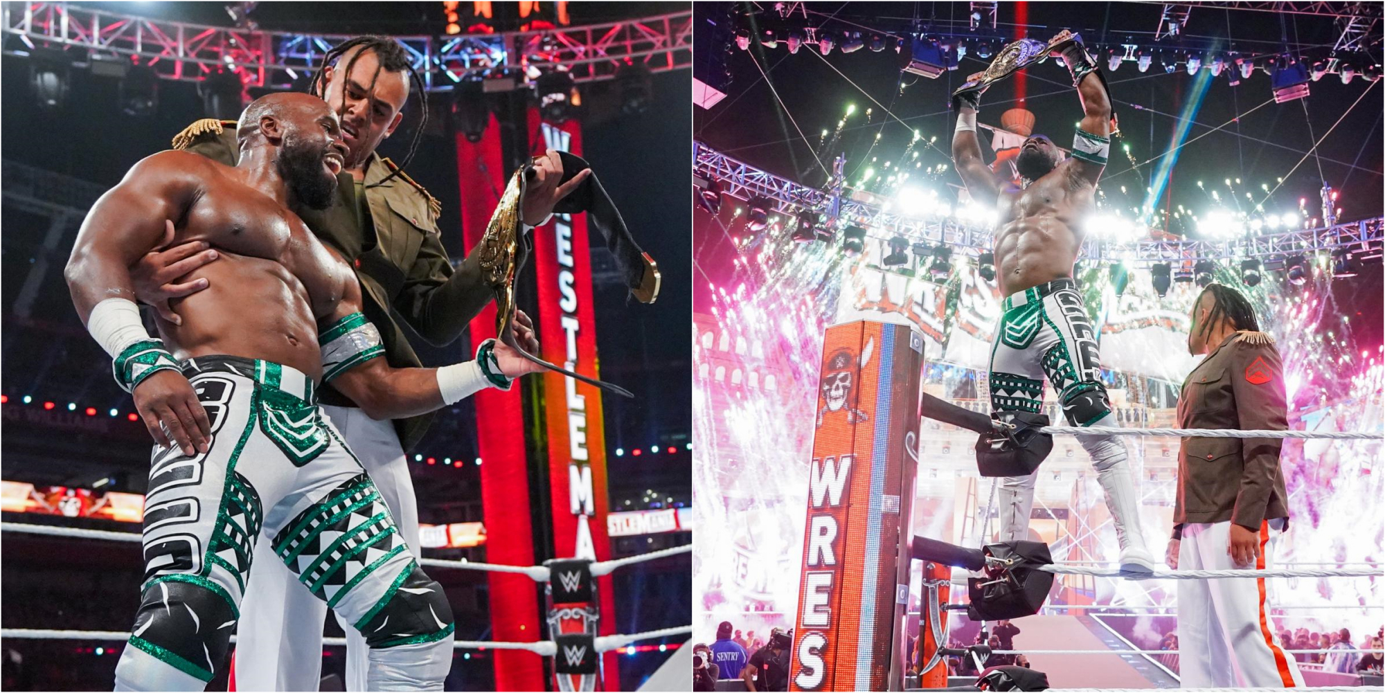 摔角狂热|摔角狂热小妖精化身“濡鸦之巫女”，WWE全美洲际双冠易主！