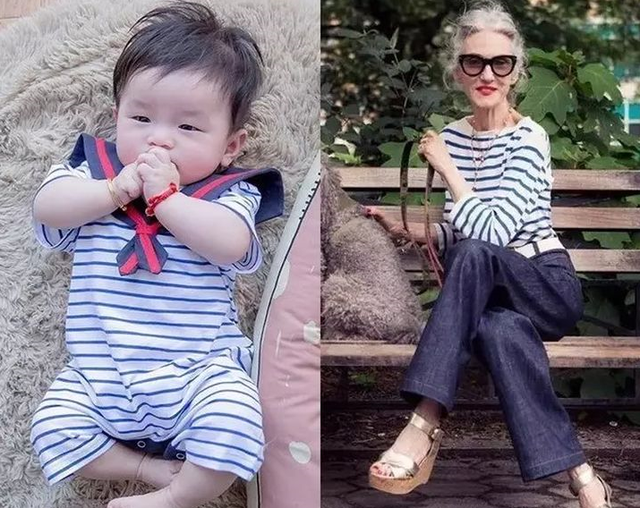江南小蚂蚁|37岁白百何靠穿搭上热搜“重出江湖”,这件彩虹条纹衫有点不一样