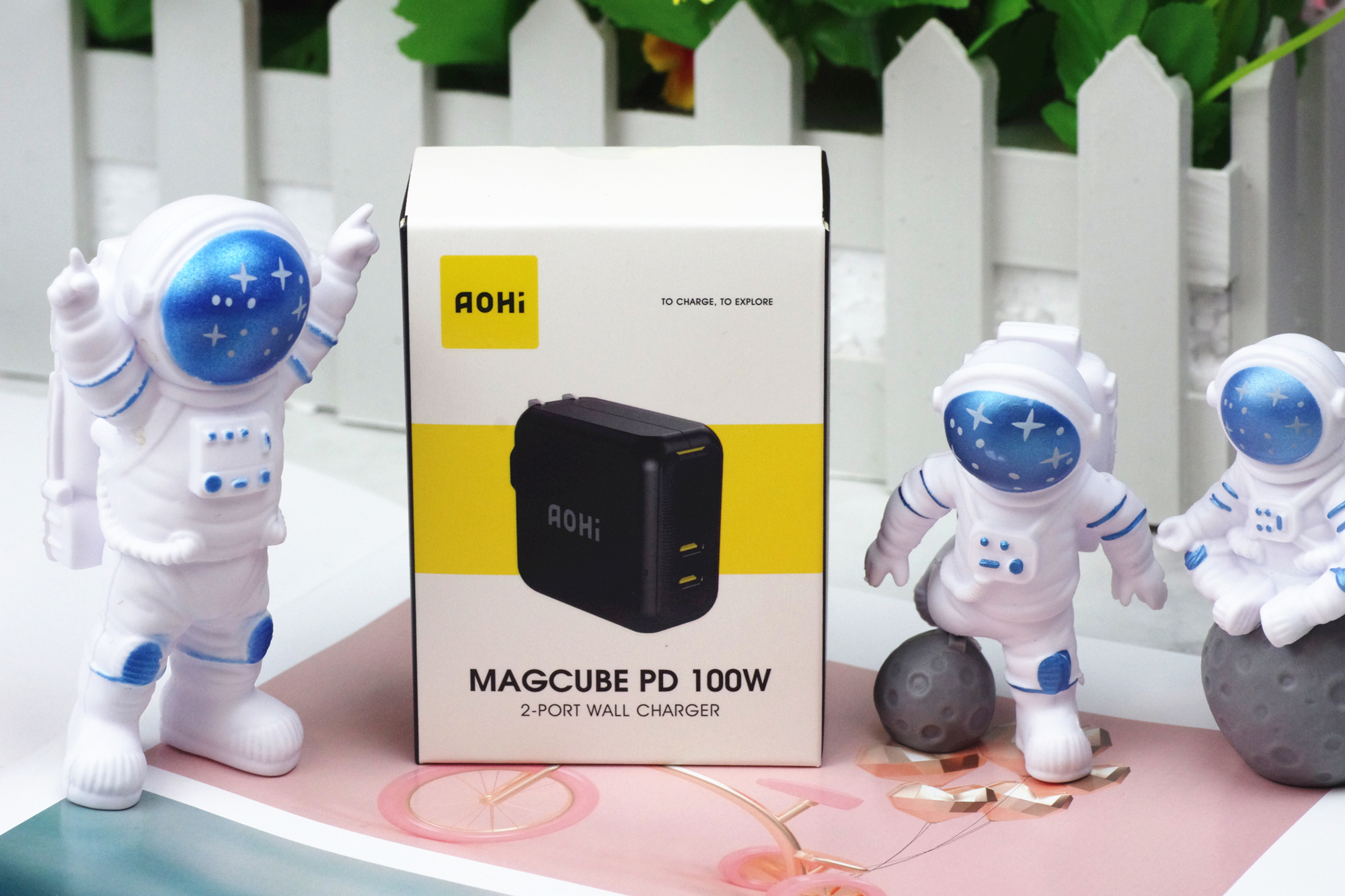充电器|充电小钢炮，笔记本手机都能用，Aohi 100W氮化镓充电器体验