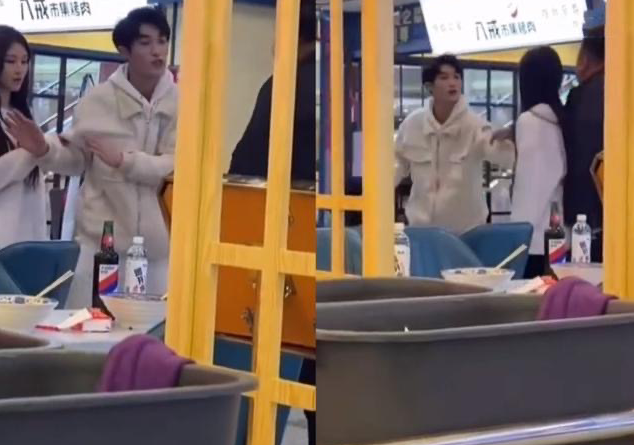 |玩剧本？网红宇霸霸私会榜一大哥，男友现场逮住，直接拳打脚踢对方