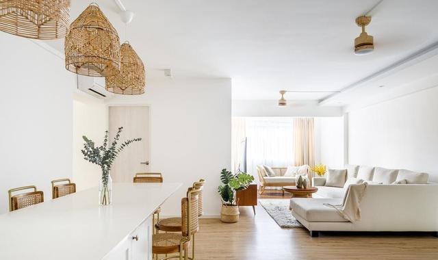 我对浪漫的家居氛围毫无抵抗力，120㎡总计花了15万，场面很精致