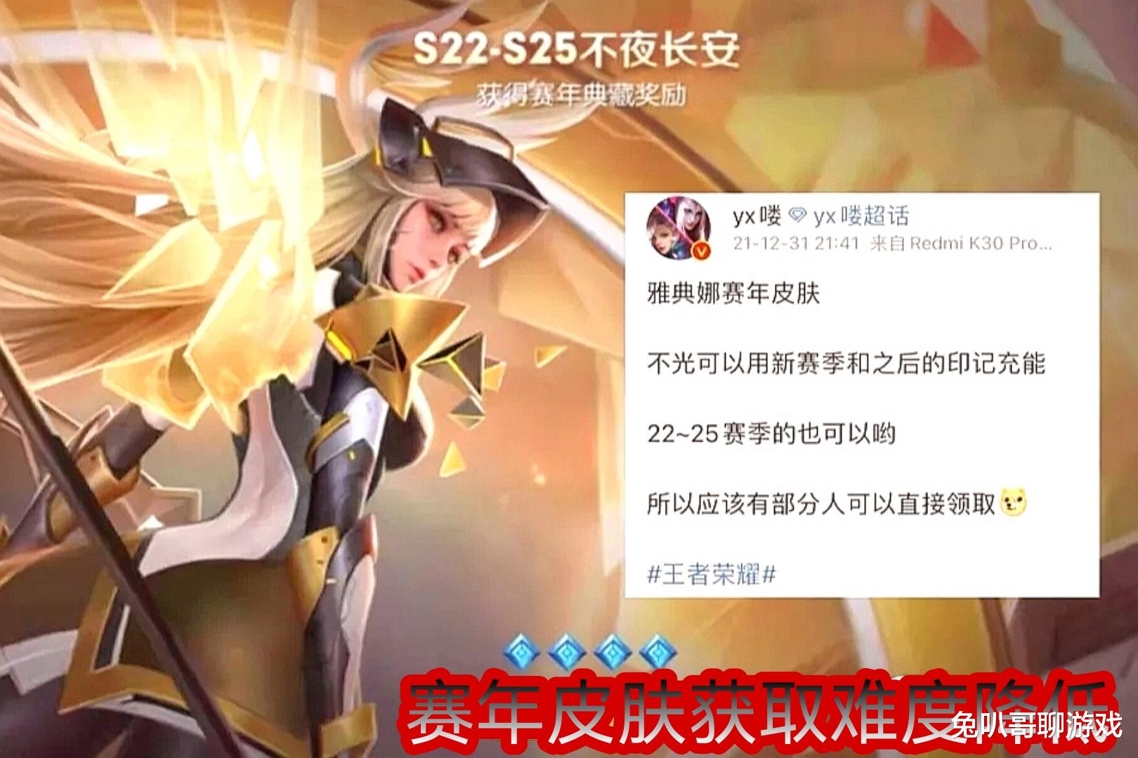 电子竞技|王者荣耀：碎片商店6号上新，赛年皮肤获取难度降低，全民电竞第二款皮肤归属有变