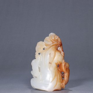 送子观音|旧藏-和田玉“送子观音”雕件