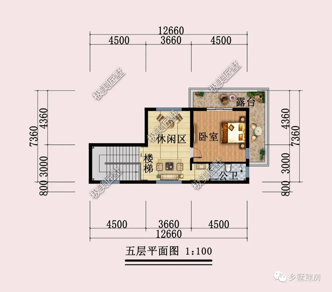 |占地不足100平，想建四层别墅，这款就不错
