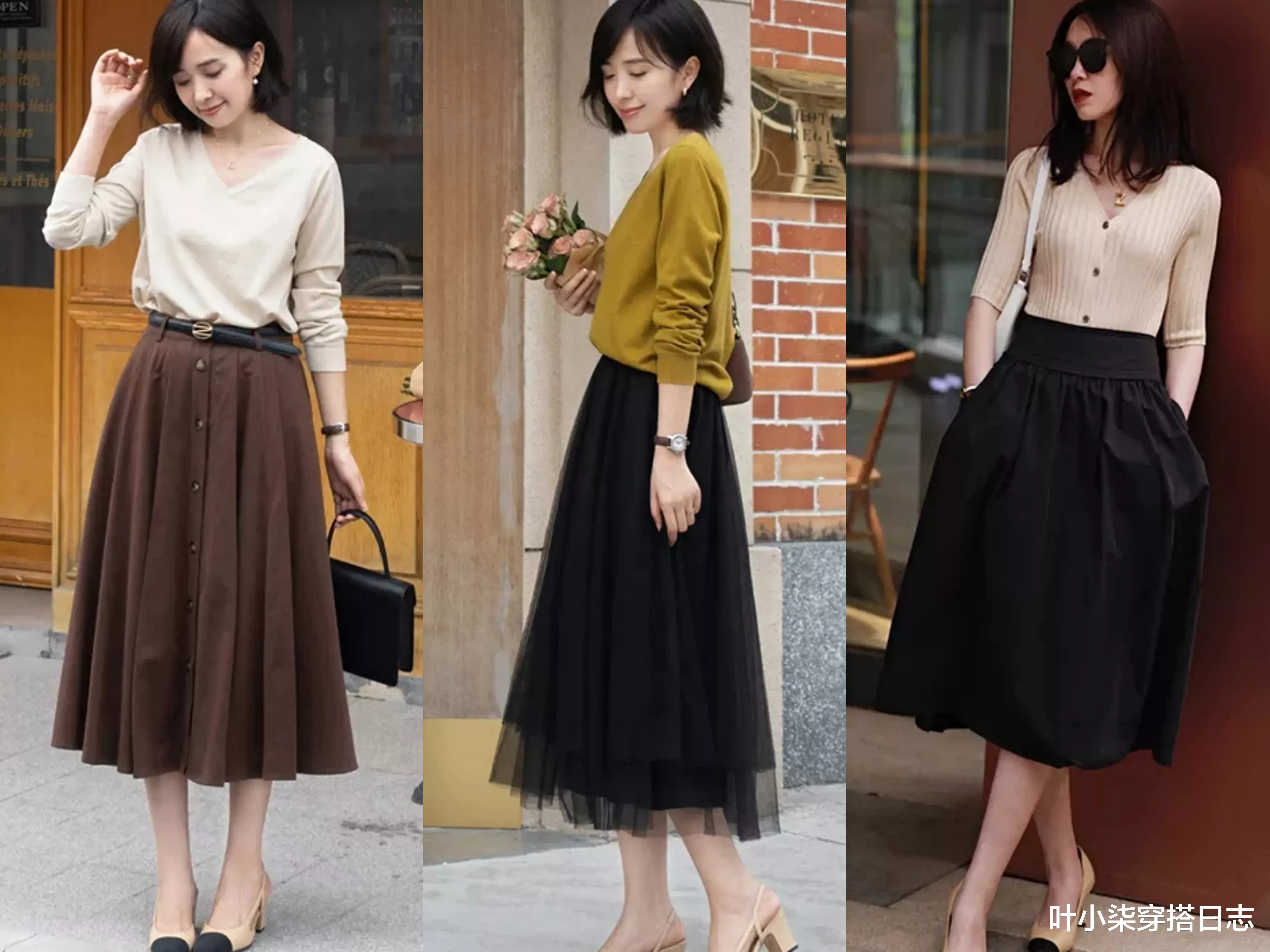 叶小柒穿搭日志|清新素雅是早秋的穿衣腔调,用简约的基础款来演绎,气质不俗