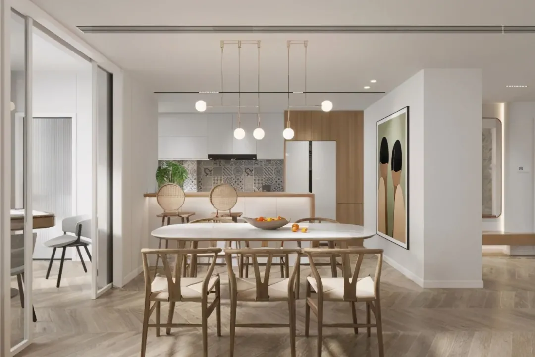 160㎡治愈系北欧风的家,在喧嚣中给您心灵的慰藉