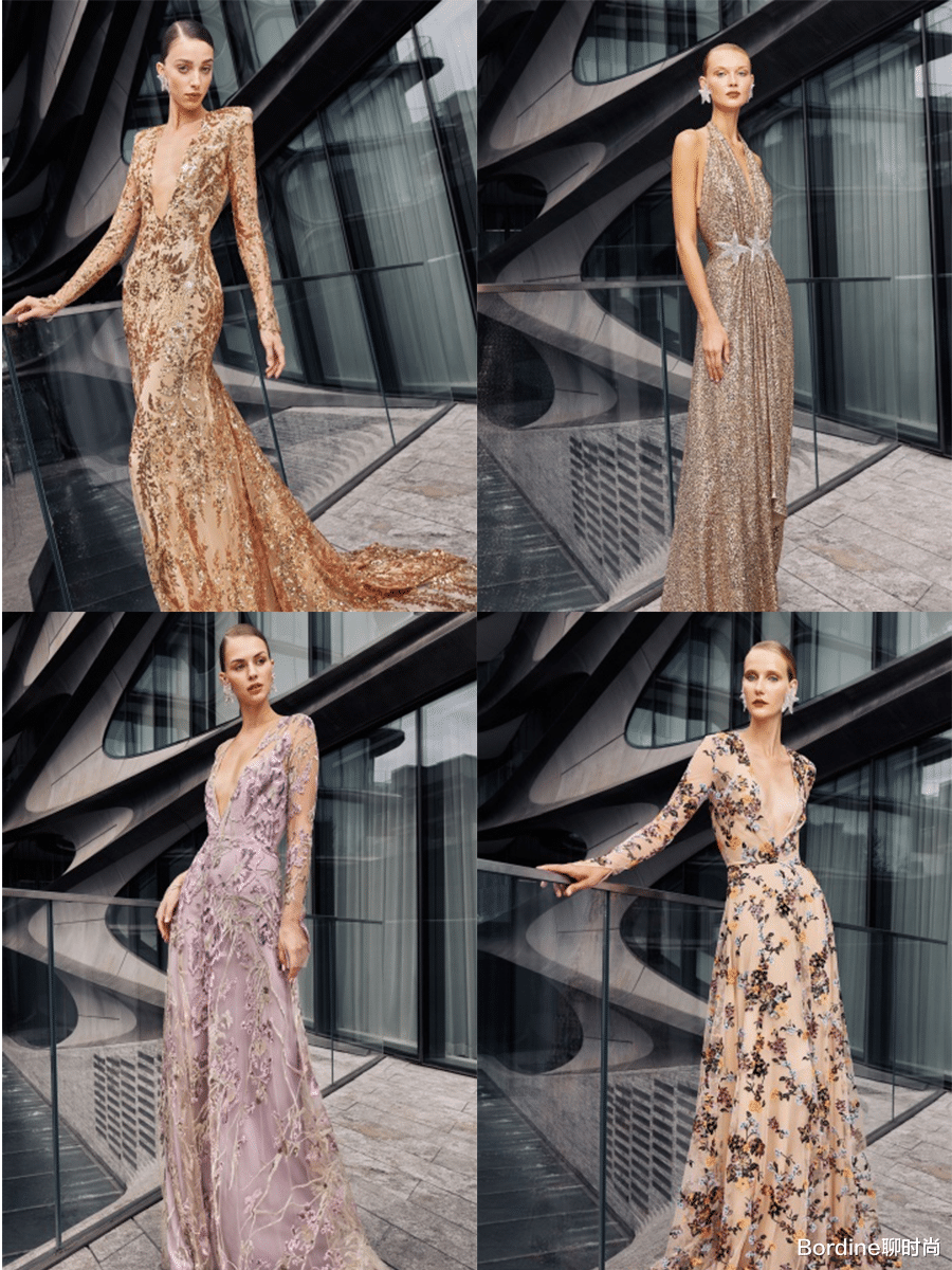 Bordine聊时尚|Naeem Khan 2021春夏，华丽精致的设计与简洁廓形的融合，还有刺绣工艺为其加分