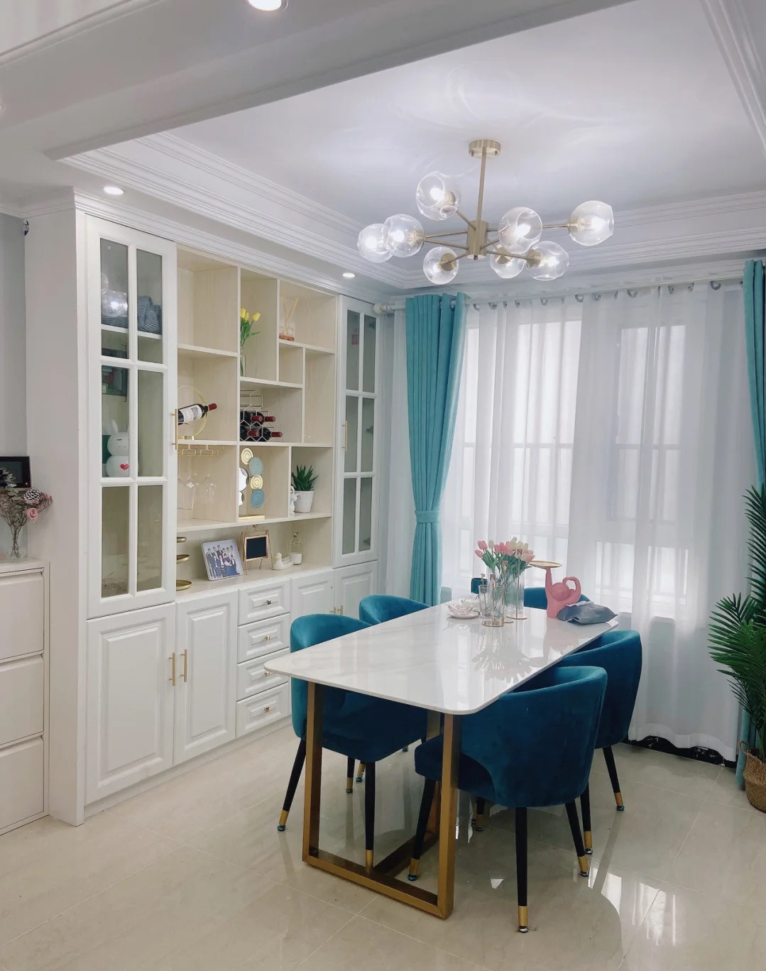 飘窗|她家120平米,一进门就爱上了,全屋又美又温馨,以后照着装