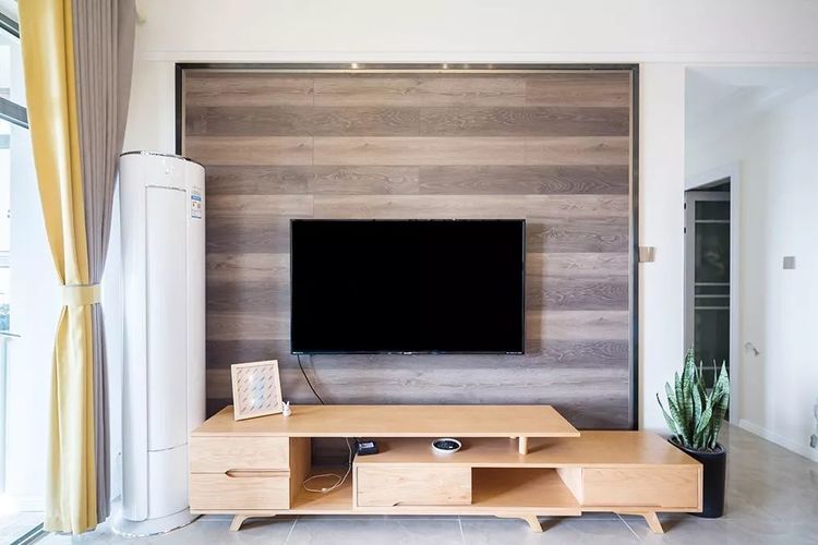 |112平北欧风，进门一个大的储物柜，真是太实用了！