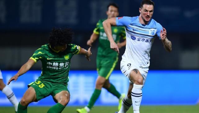 张玉宁|1-1！张玉宁点射，李提香弑旧主拒绝庆祝！国安平广州城6轮不胜！