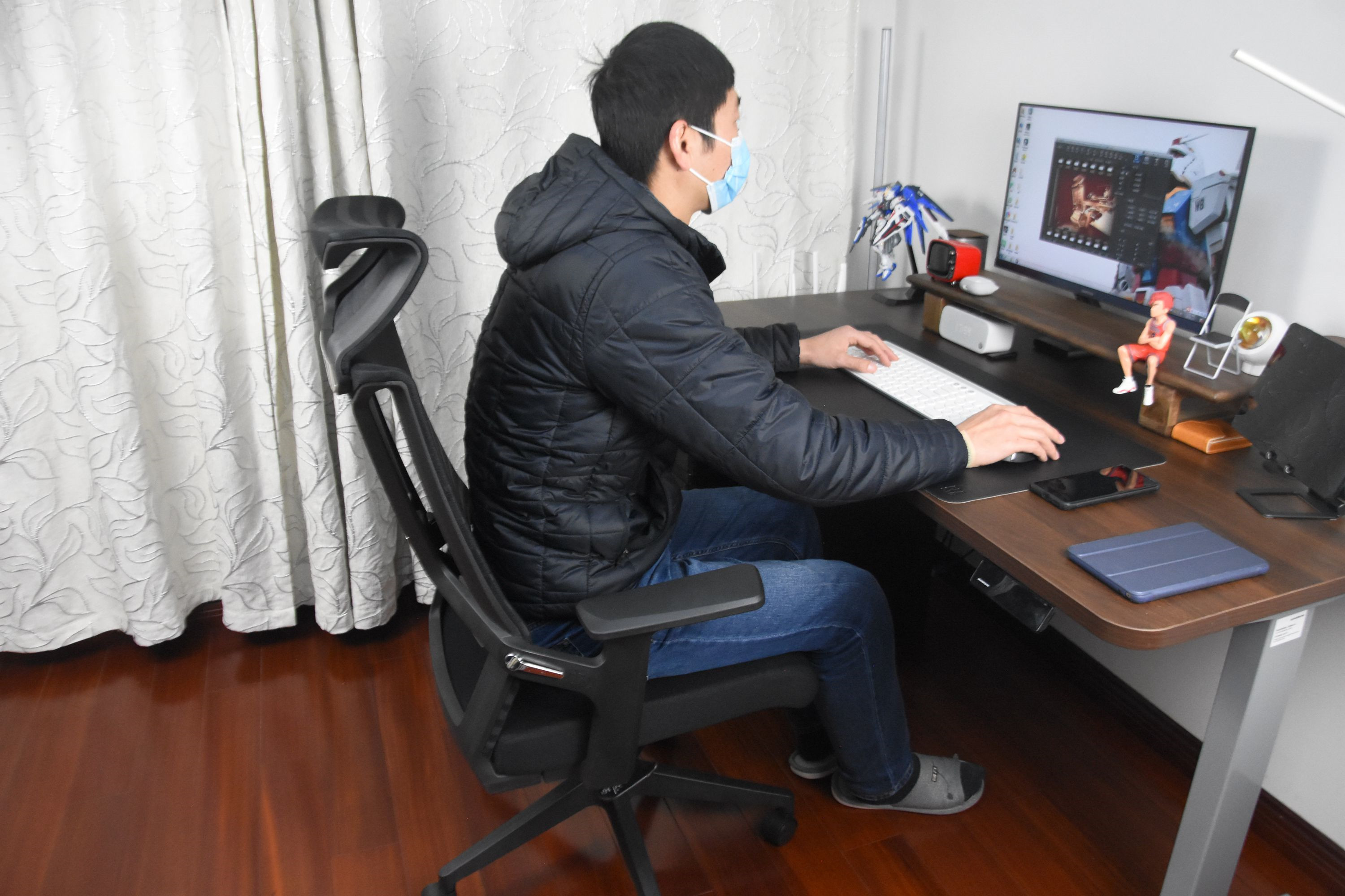 玻璃纤维|宝华贝轩护腰电脑椅J138A体验，谁说百元没有好电脑椅？