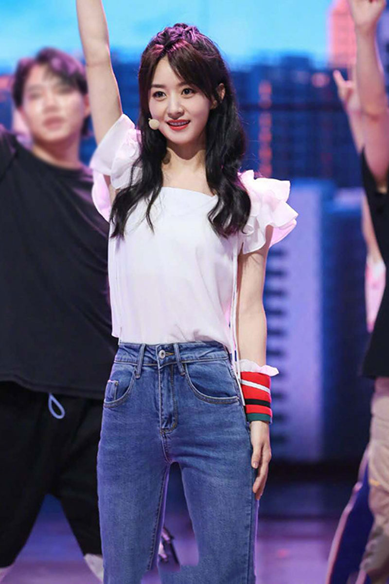 赵丽颖|赵丽颖带火的“衬衫”，专治身高矮！155cm也能穿，适合日常借鉴