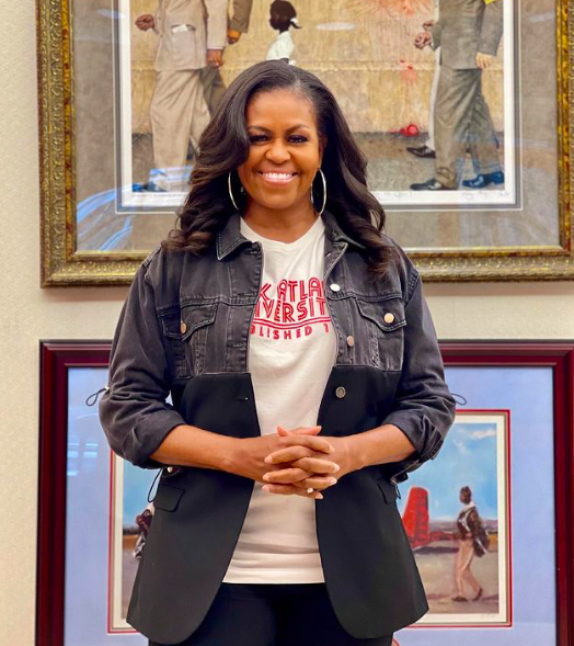 米歇尔·奥巴马|米歇尔全程冷漠脸！发际线秃了气场绝，长得不美却被奥巴马宠入骨