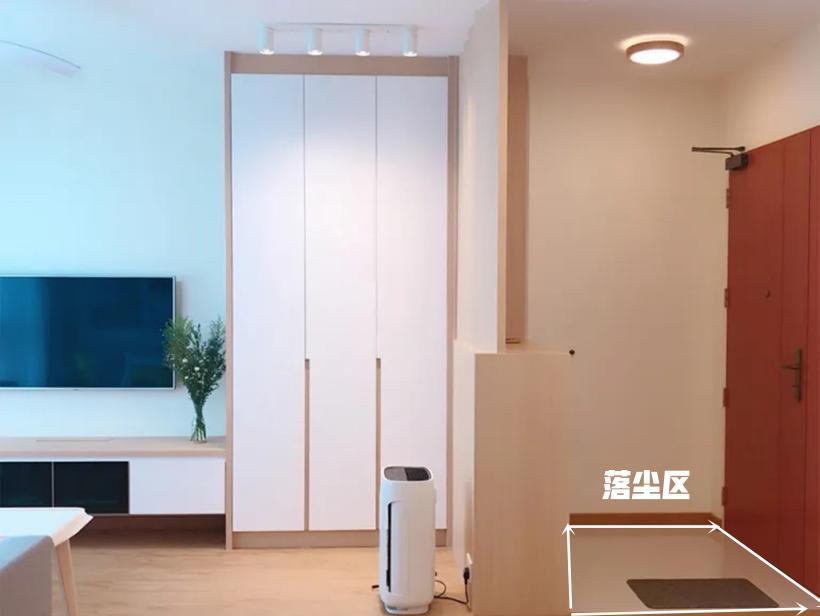 机智！就算只有1㎡，也要在入户挤出落尘区，入住就知道好在哪了