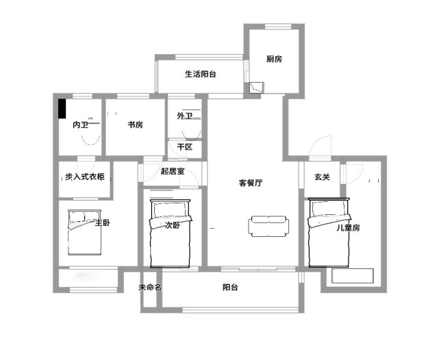 140平现代简约风四居室,加入现代轻奢元素,更精致有仪式感