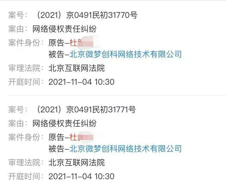杜女士和熊磊告平台,告来告去告自己