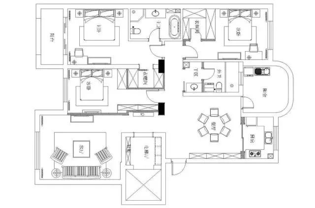|买房就这样装,一个客厅尽显浪漫雅致、华丽高档!