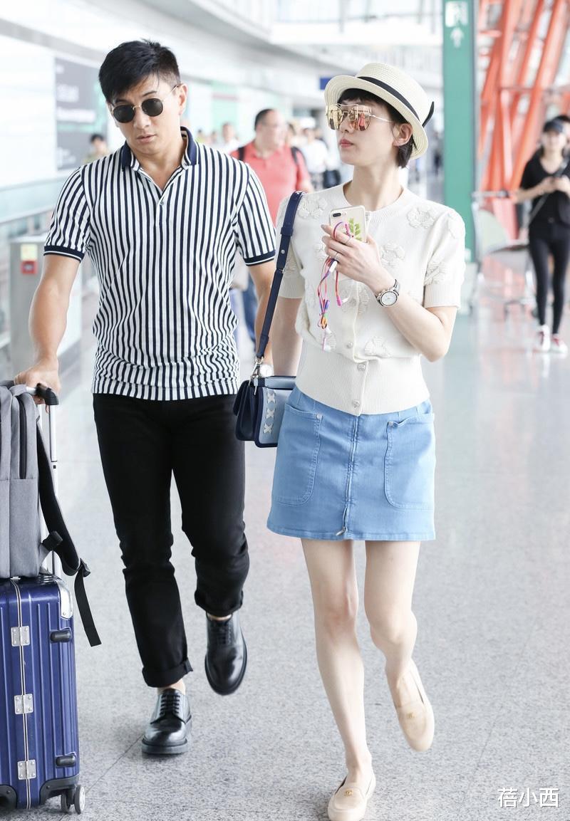 刘诗诗|吴奇隆微微发福，刘诗诗当妈了穿牛仔裙像个小姑娘，被宠着真幸福
