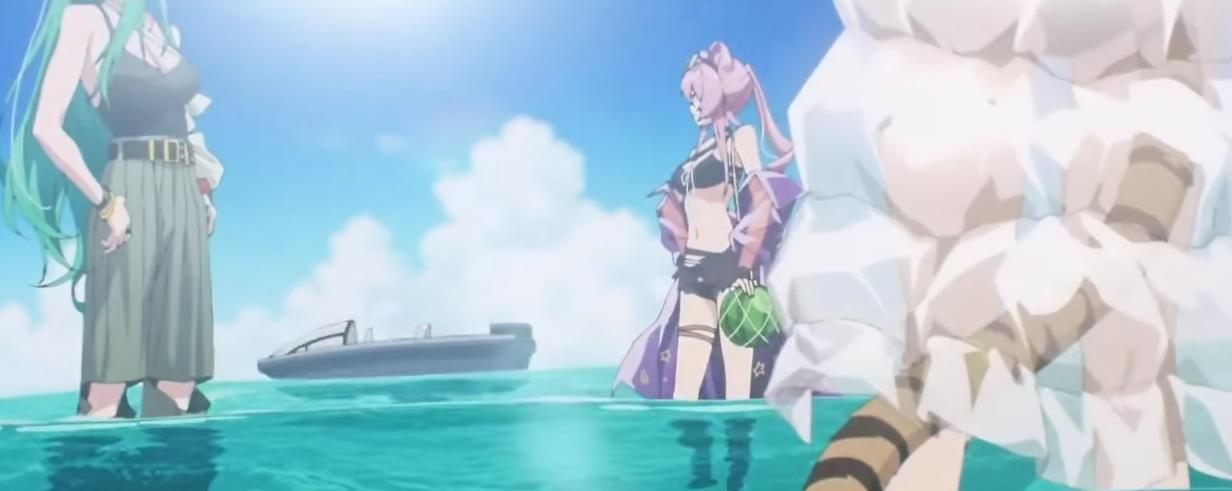 明日方舟|明日方舟多索雷斯假日泳装活动PV：这水陈的颜值 完爆游戏立绘