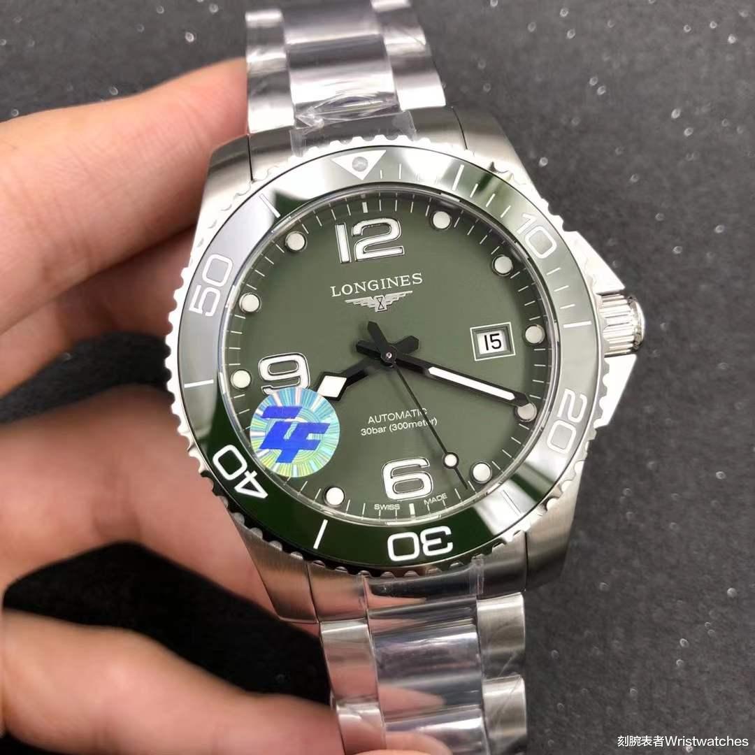 浪琴 ZF厂浪琴康卡斯绿色水鬼复刻表工艺评测!