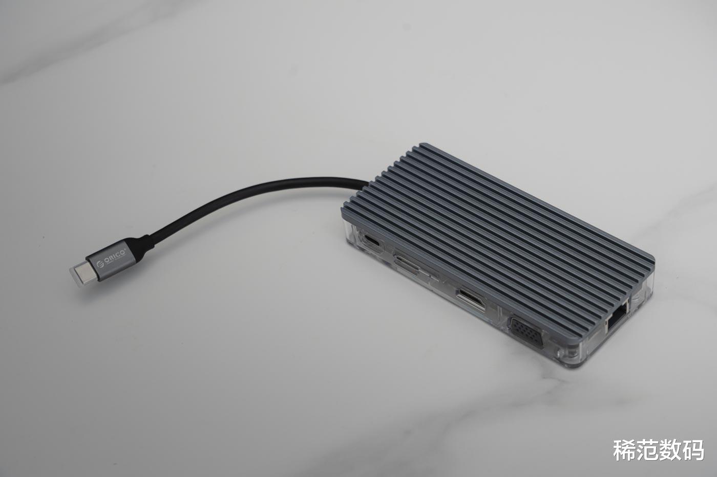 type-c|ORICO Type-C 11口扩展坞评测：手机电脑都能用，功能扩展必备神器