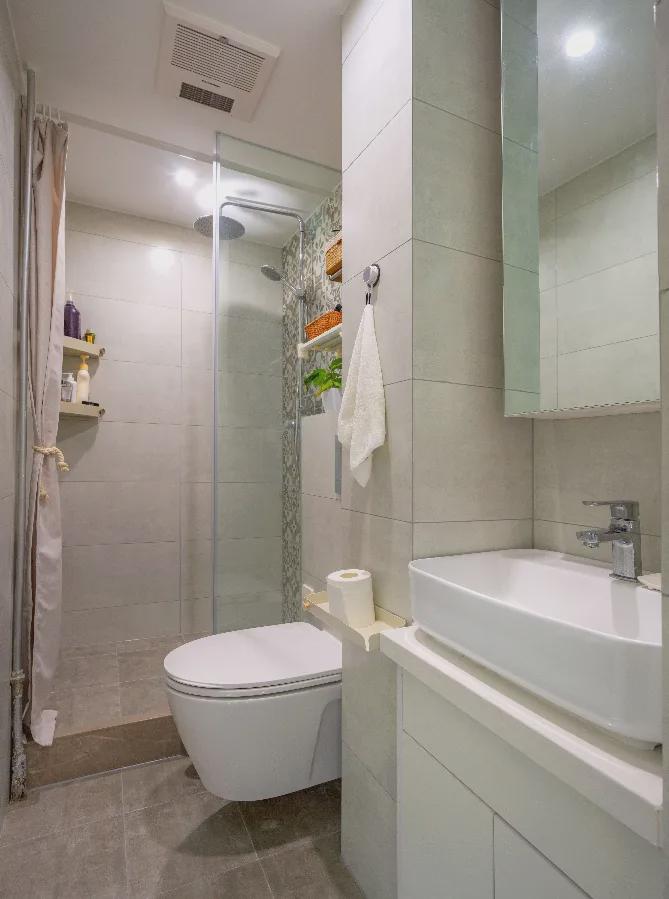 |套内46㎡老破小，面积虽然不大，却挤出两室一厅，不仅好看还省钱