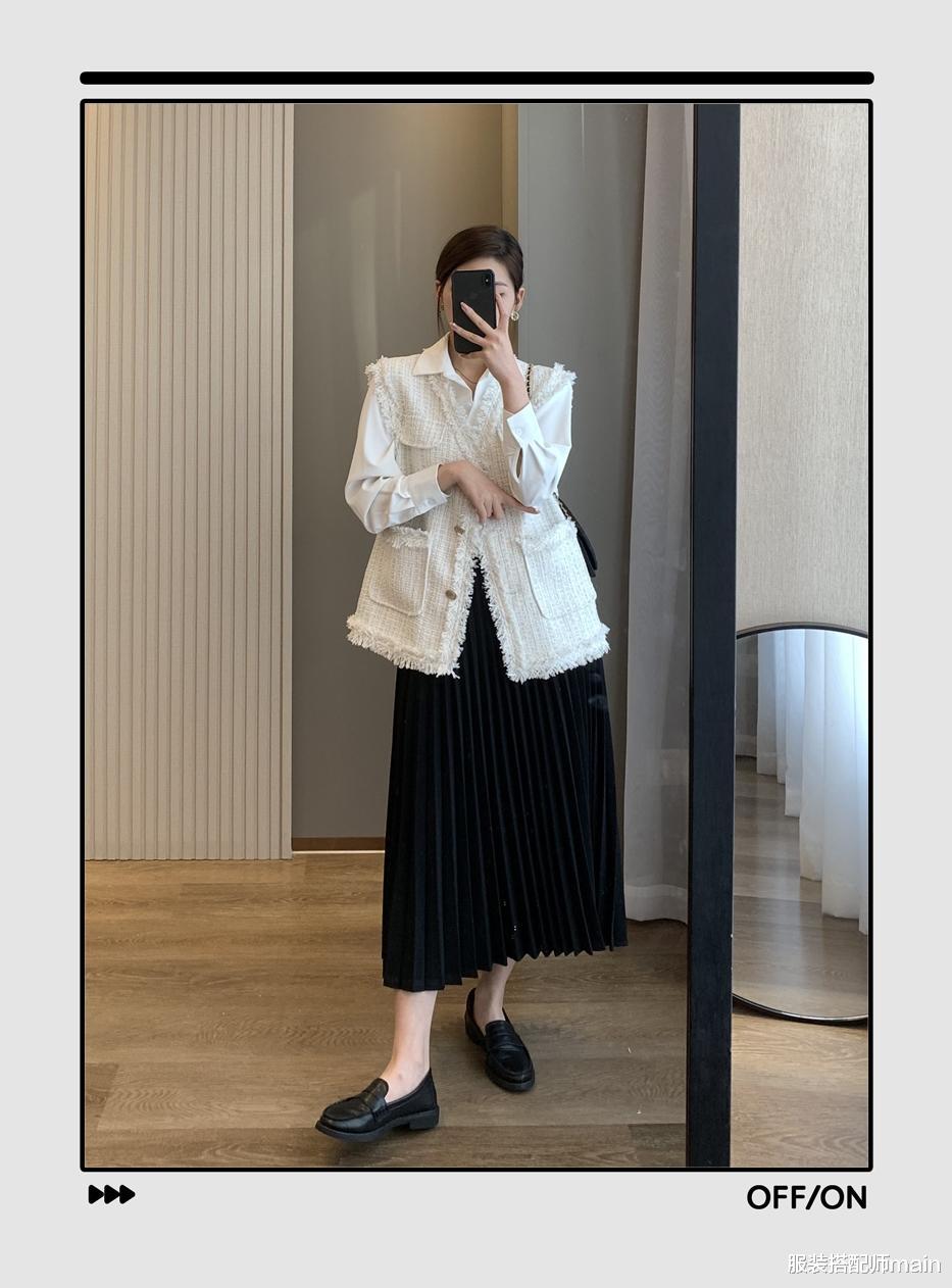 服装搭配师main|早秋换季白衬衫凭什么是王者？4件外套+9种穿法，休闲通勤都好看