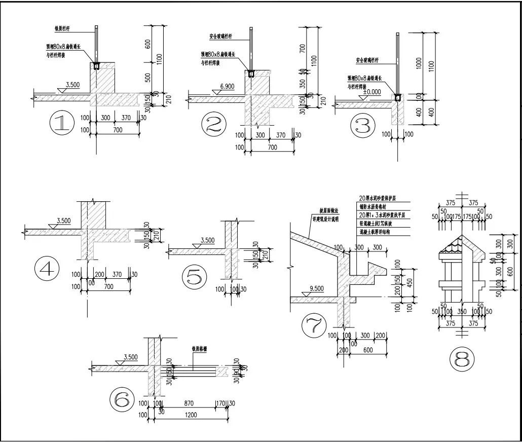 占地12X14的现代风别墅，二层这样的大露台设计不多见
