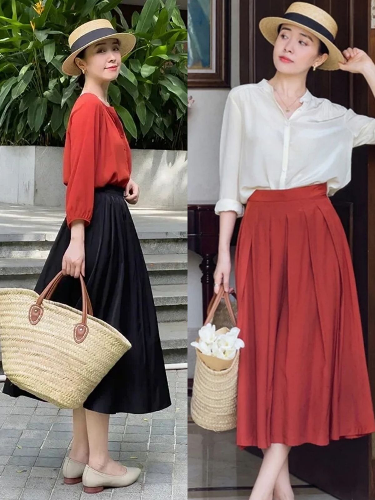 虎哥说衣不二|40岁女人无论穿半裙、裤子，请记住4个“上下”法则，优雅而高级