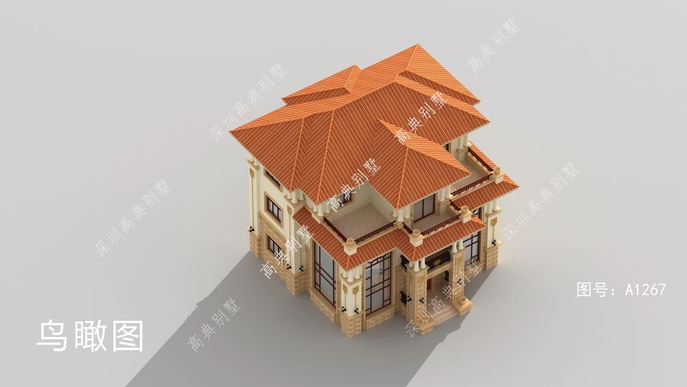 这款欧式三层别墅,喜欢的话可以收藏,作为盖房参考。