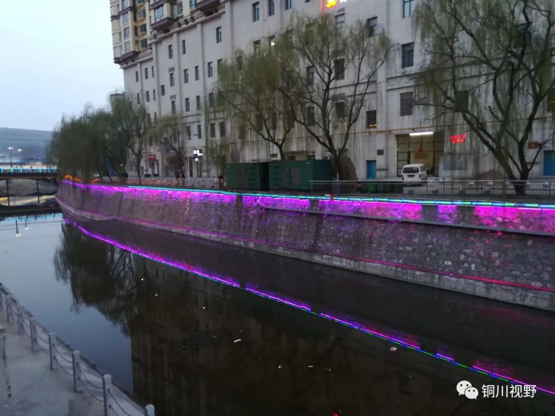 铜川 铜川老区川口的夜色令人陶醉