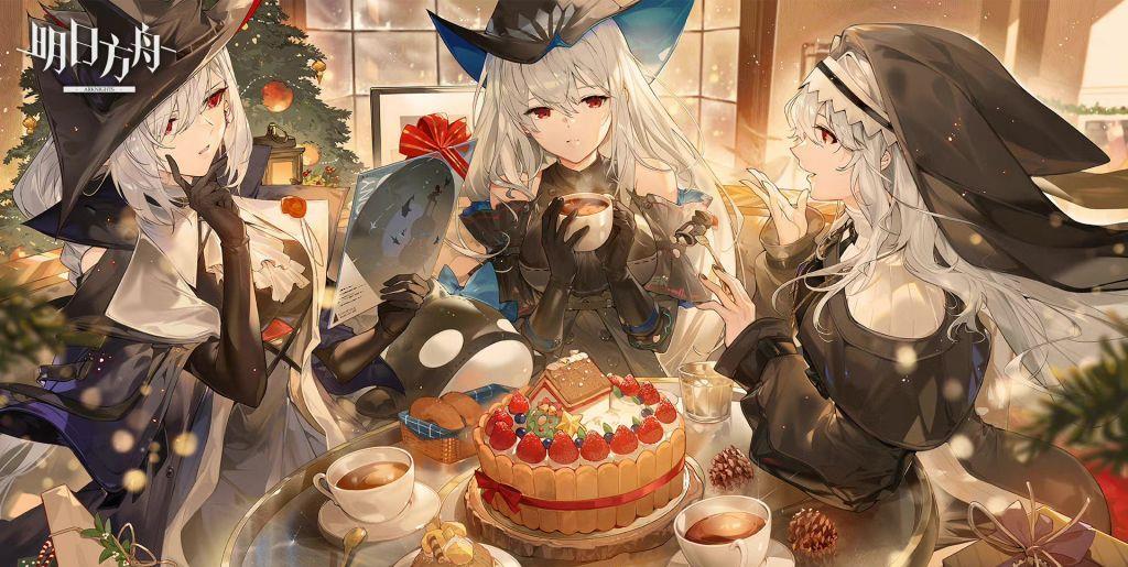圣诞节|明日方舟2021年圣诞节贺图公开 还记得千年干员霜星发的刀片吗