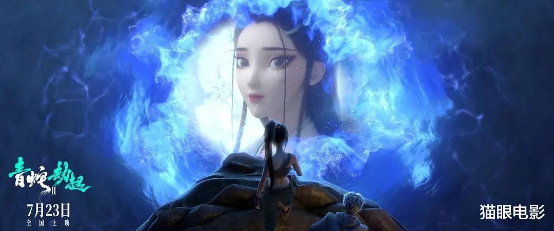 黄裳|梦幻联动！白蛇2导演为花样游泳队员作画，还原了青蛇姐妹的真身