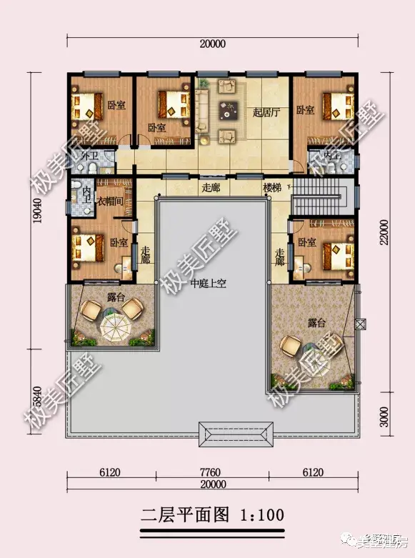 20×22米,绝美中式三合院这么建,太美了