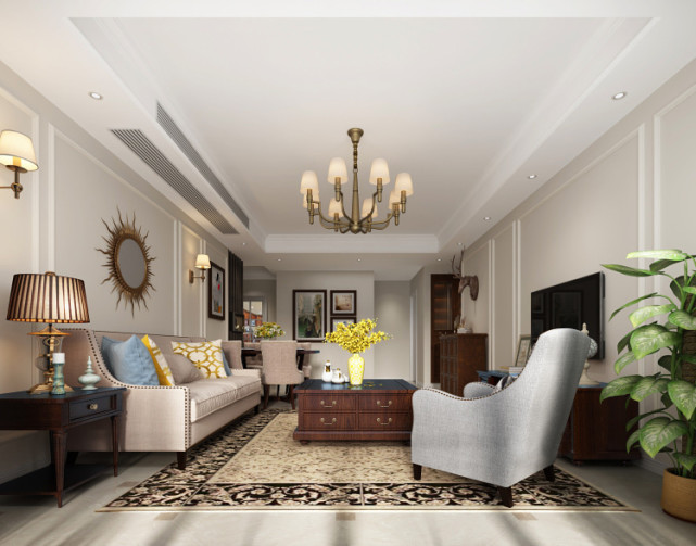 |150平美式三居室,低调内敛又追求品质