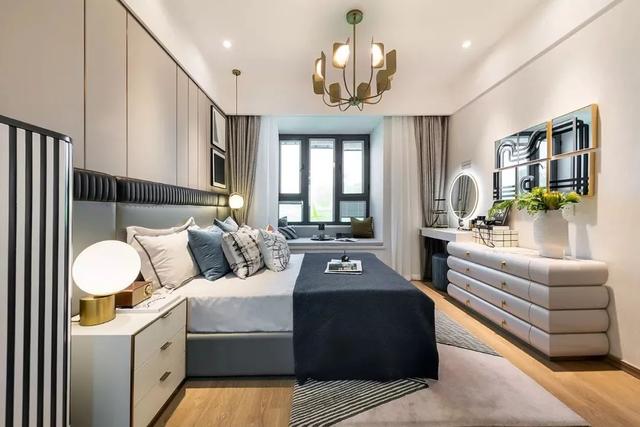 125㎡现代轻奢,儿童房的背景墙,童趣梦幻好漂亮