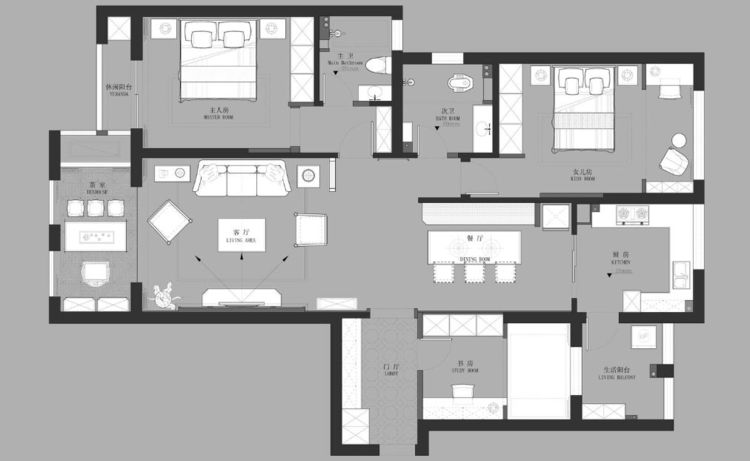 146平淡雅美式风,这效果真是太好了!