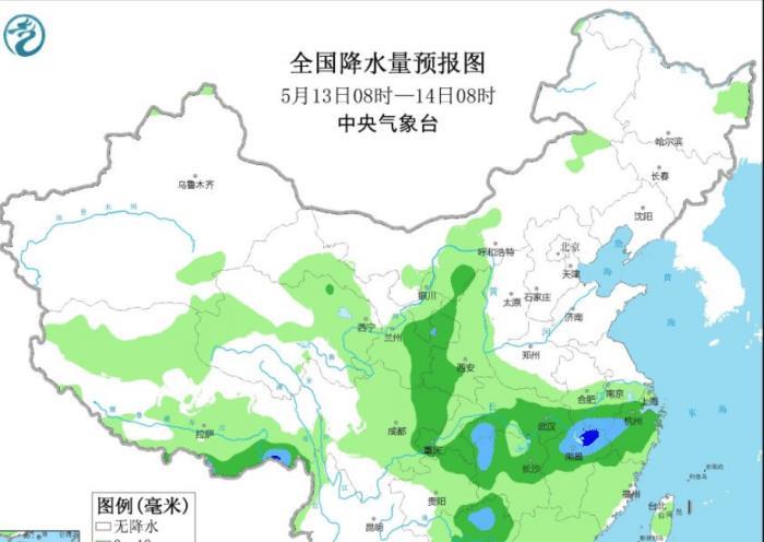 华仔体育说 又一轮大到暴雨+中到大雨，即将“启动”! 5月10~13号，天气预报