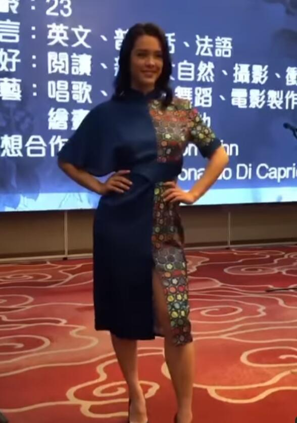 钟丽缇|钟丽缇23岁女儿参加选美比赛，身材微胖满脸雀斑，仍旧自信十足