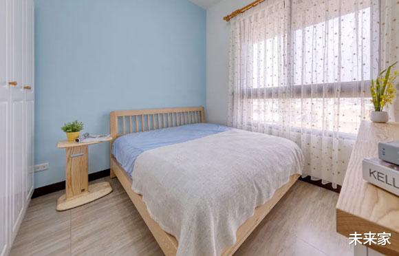 |72㎡也能做3房2卫，简约风格设计真温馨，虽然有些挤却特别实用！