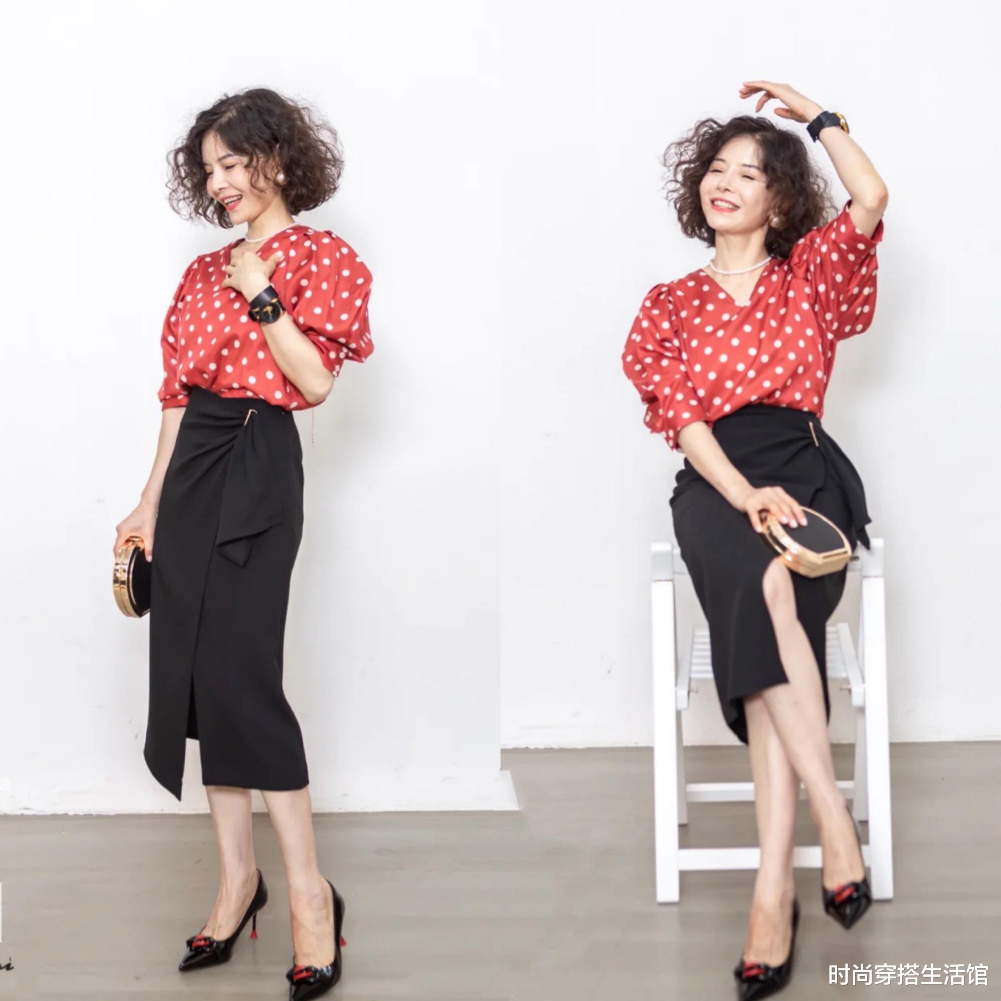 时尚穿搭生活馆|会穿的女人不显老！跟着这位50+学穿搭，普通衣服也能穿出高级感