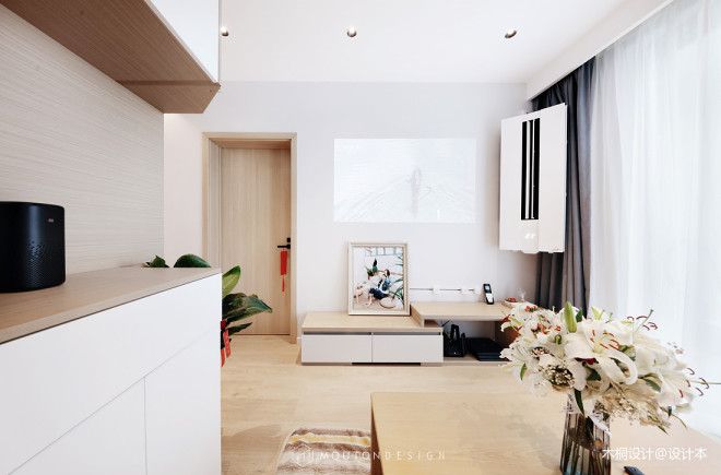 舒心|原木x纯白丨93平简净木质舒心宅